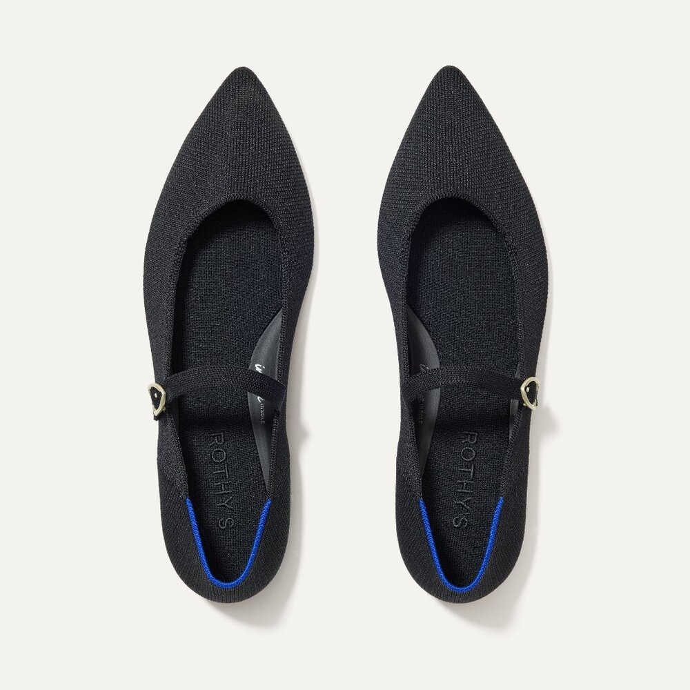 Rothy's The Point Mary Jane II - Black Size 8
